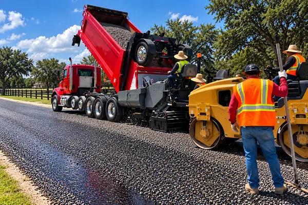 Rural Chip-Seal Roadwork in Progress Rural Chip-Seal Roadwork in Progress